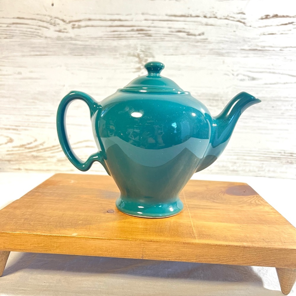 Vintage teapot McCormick Baltimore green